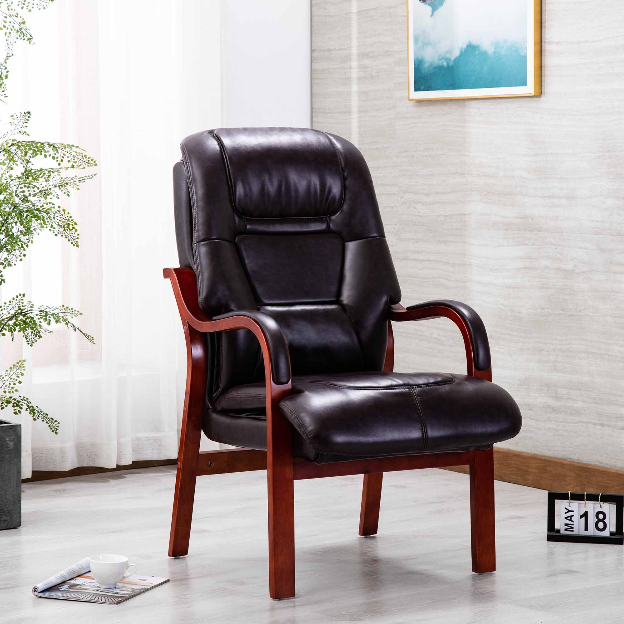 Leather fireside chairs deals