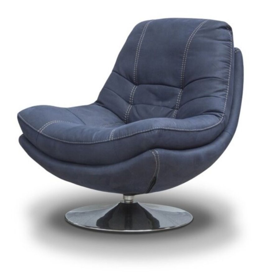 Axis Swivel Chair Denim Blue