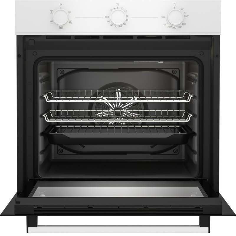 Beko 60cm Built in Single Fan Oven White BBIF22100W