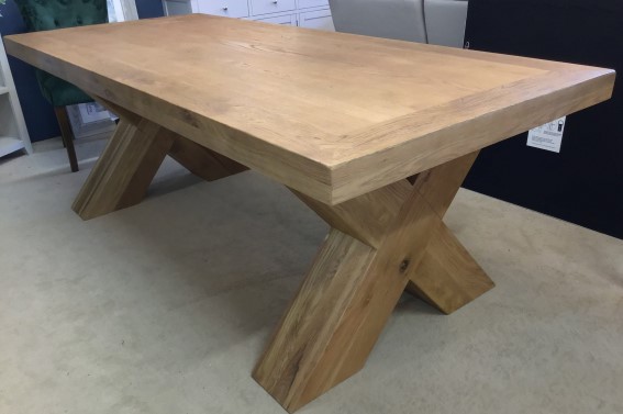 Enzo - Large Dining Table 2.3mtr - Oak - M-LDT001