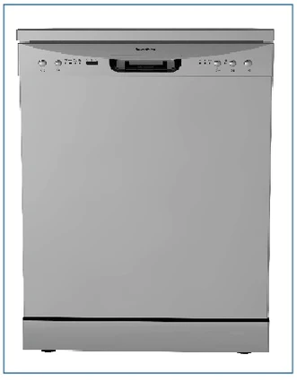 PowerPoint - 12 Place Dishwasher - Silver - P2612M2SL