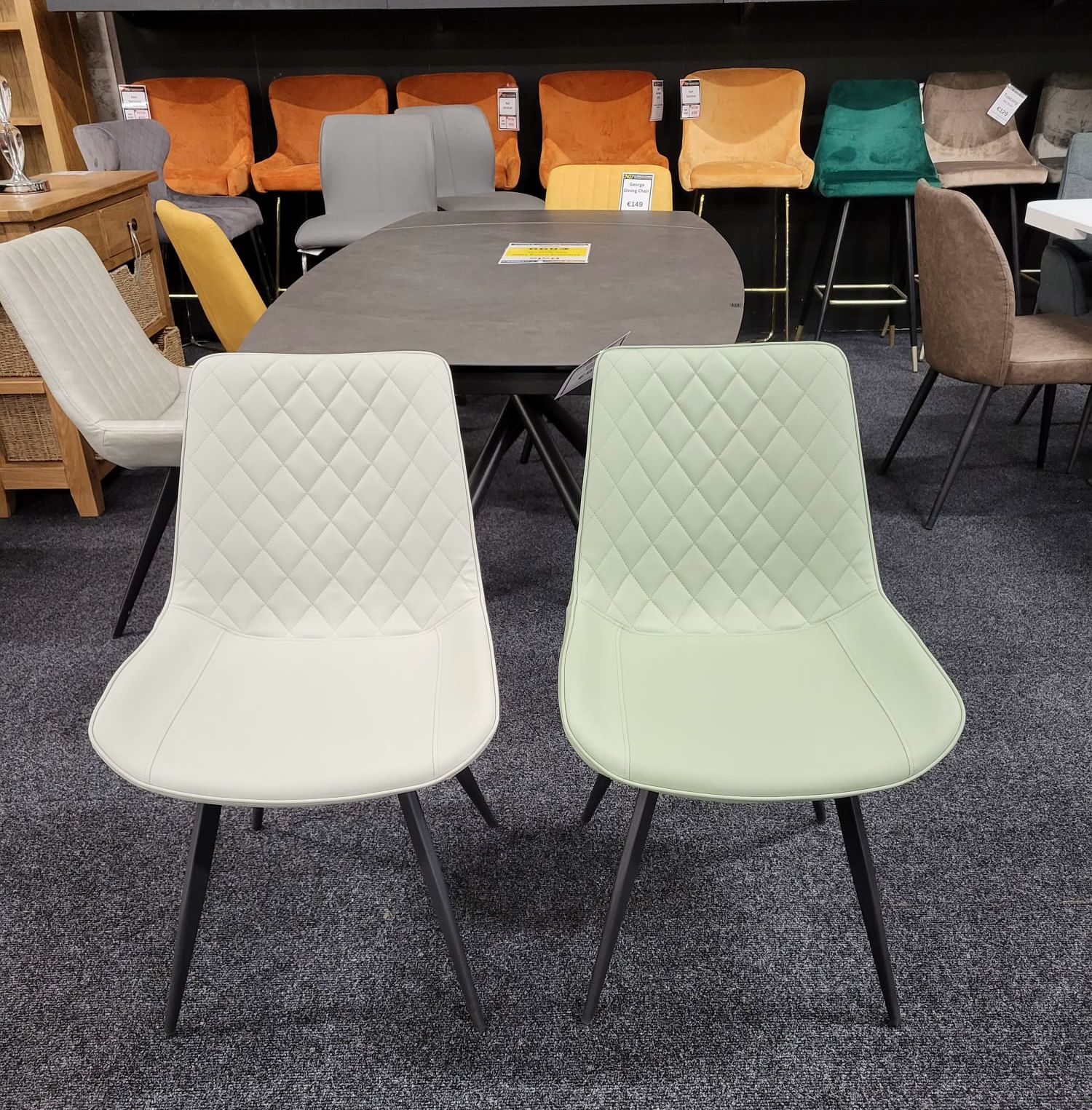 Jenna Dining Chair Dove Grey TDC600199 SF03 19 N17 Superstores